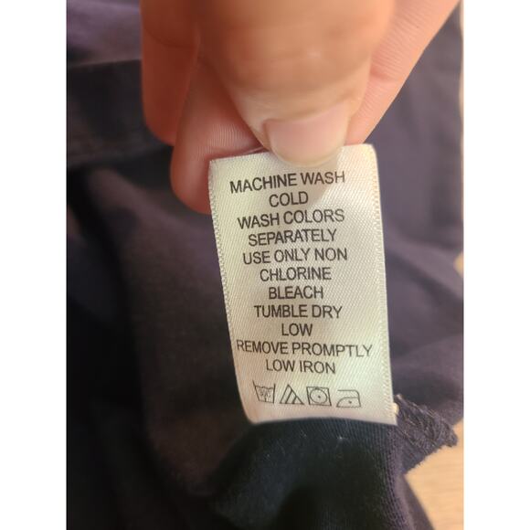 Woman within medium women's navy blue tee - Picture 5 of 7